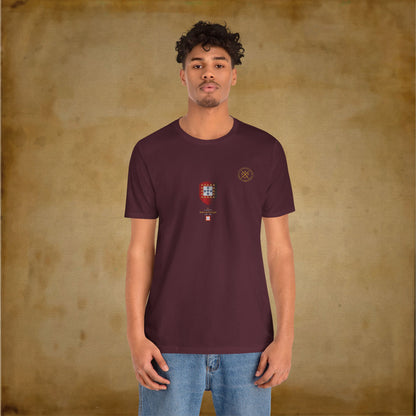 T-Shirt - Escudo Bandeira Reino de Portugal - D. Afonso III - 1248 a 1385