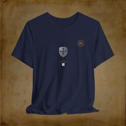 T-Shirt - Escudo Bandeira Reino de Portugal - D. Sancho I - 1185 a 1248