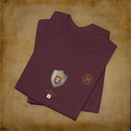 T-Shirt - Escudo Bandeira Reino de Portugal - D. Manuel I - 1495 a 1578