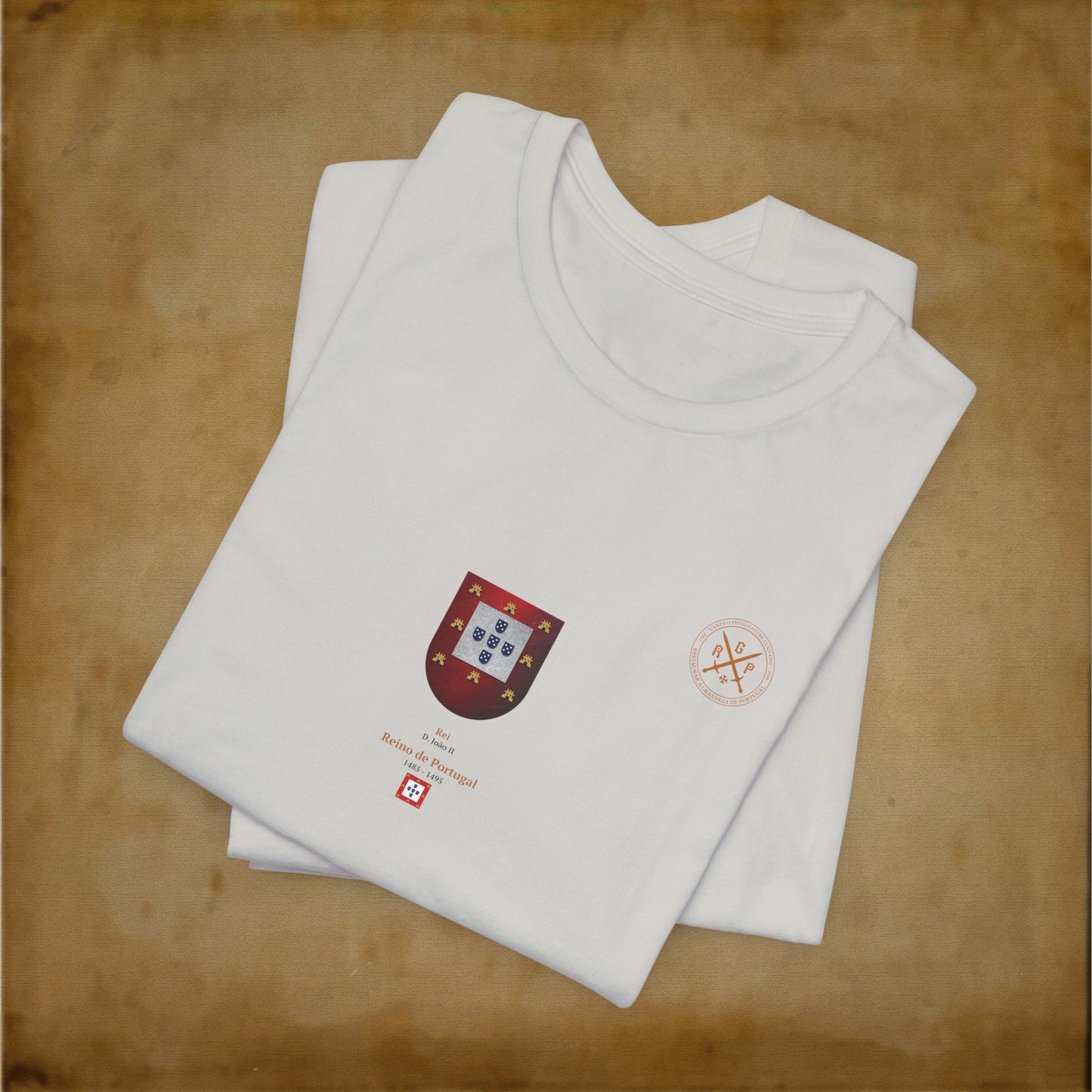 T-Shirt - Escudo Bandeira Reino de Portugall - D. João II - 1485 a 1495