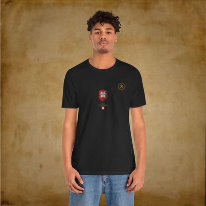 T-Shirt - Escudo Bandeira Reino de Portugal - D. Afonso III - 1248 a 1385