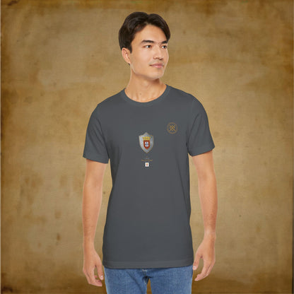 T-Shirt - Escudo Bandeira Reino de Portugal - D. Manuel I - 1495 a 1578