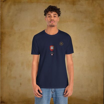 T-Shirt - Escudo Bandeira Reino de Portugal - D. Afonso III - 1248 a 1385