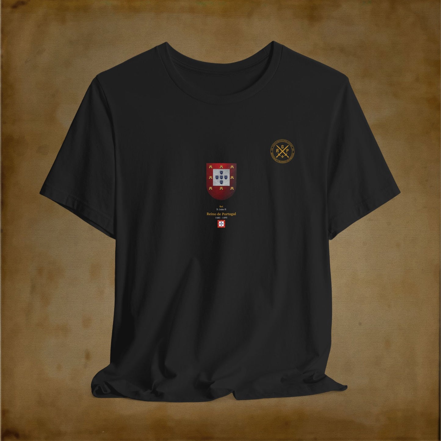 T-Shirt - Escudo Bandeira Reino de Portugall - D. João II - 1485 a 1495