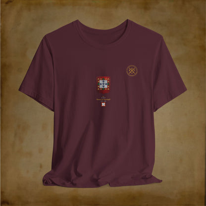 T-Shirt - Escudo Bandeira Reino de Portugal - D. João I - 1385 a 1485