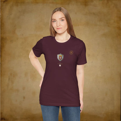 T-Shirt - Escudo Bandeira Reino de Portugal - D. Manuel I - 1495 a 1578