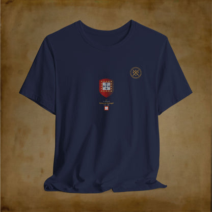 T-Shirt - Escudo Bandeira Reino de Portugal - D. Afonso III - 1248 a 1385