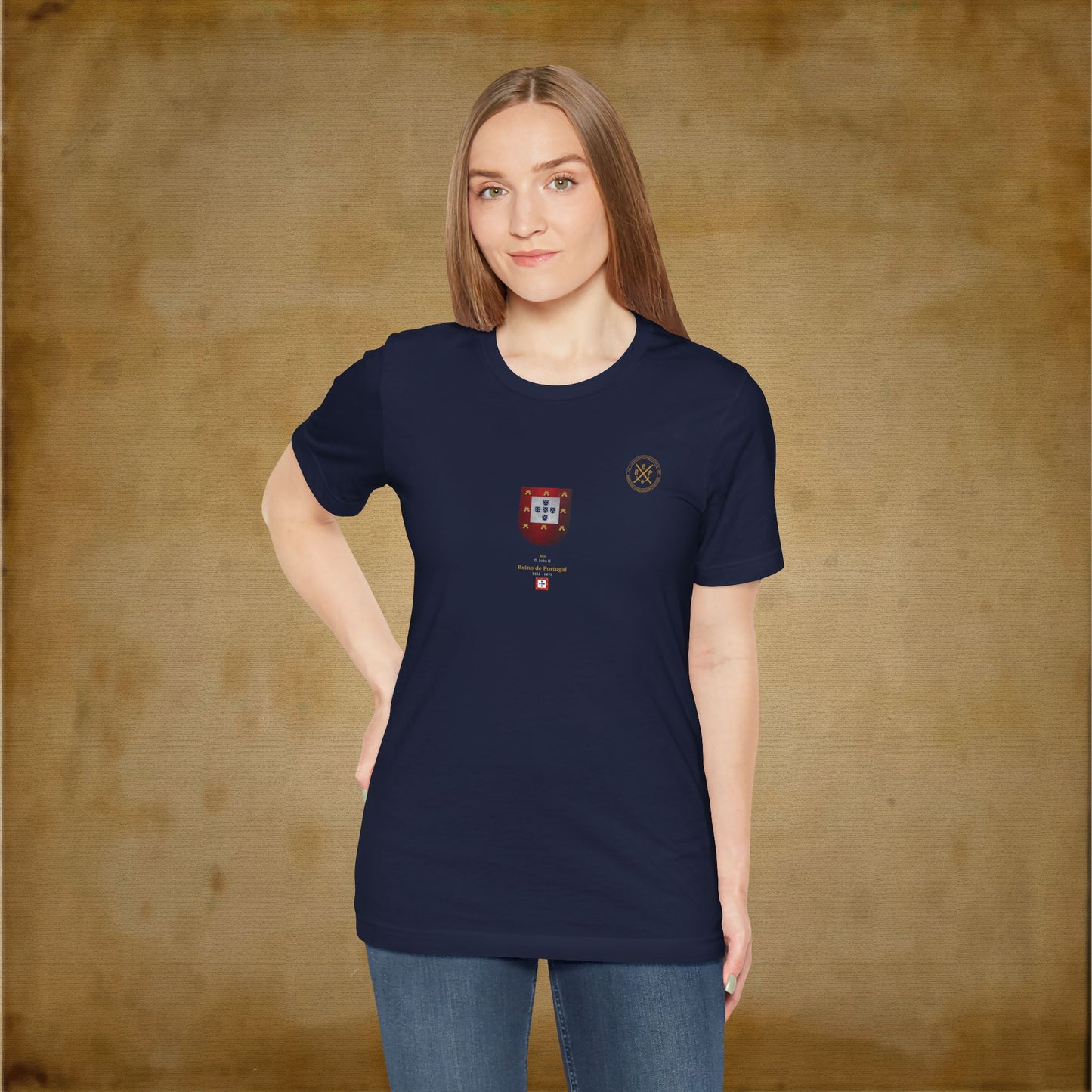 T-Shirt - Escudo Bandeira Reino de Portugall - D. João II - 1485 a 1495